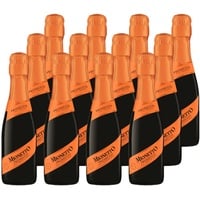 Mionetto Prosecco Spumante DOC Treviso Brut Brillino (12 x 0,20 l) Hochwertiger Schaumwein aus Italien im Kleinformat, frisch und fruchtig, ideal als Aperitif