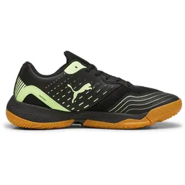Puma Solarflash III Hallenschuhe schwarz Größe 44 - PUMA Black-Fizzy apple