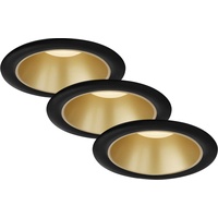Briloner LED 3er Set schwarz-gold