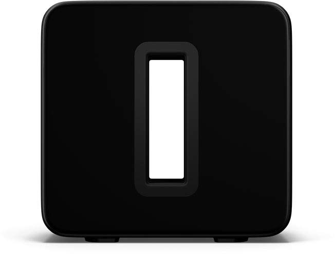 Sonos Sub, schwarz – Leistungsstarker WLAN Subwoofer für dynamische & Tiefe Bässe Speaker – Eleganter Multiroom Subwoofer für erstklassigen Sound (Gen.3)