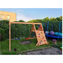 FUNGOO Spielturm Klettergerüst  SPIDER KING mit Schaukel