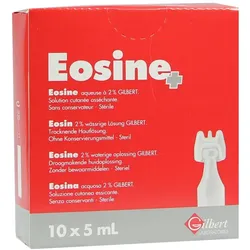 Eosin 2% Wässrige Pflegelösung steril 10X5 ml