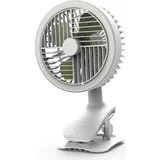 Tragbarer Nackenventilator Leise  Usb Halsventilator Wiederaufladbar Mit Regelbaren Geschwindigkeitsstufen Für Home Office, Sport & Outdoor, Weiß
