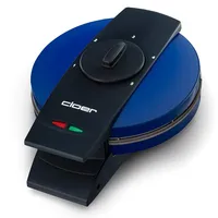 Cloer 2632 Hörncheneisen Ostfrieslandwappen für hauchdünne, knusprige Hörnchen, 750 W, Schwarz, blau