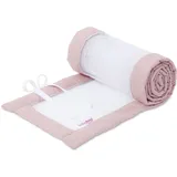 babybay Nestchen Mesh Royal passend für Modell Boxspring XXL, rosé Glitzerpunkte gold