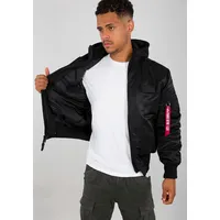 Alpha Industries Ma-1 Zh Back Print Jacke Black / Reflective 2XL