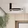 s.luce Ring Air 1 LED rund Schwarz/Gold