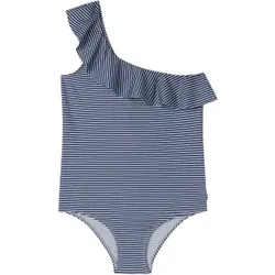 Pepe Jeans für Mädchen. PGB10412 Leichter Stretch-Stoff Badeanzug Stripes blau (14años= 164cm), Strandbekleidung, Polyester, Kinderbekleidun