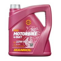MANNOL Motorbike 4-Takt Motorenöl SAE 10W-40 MANNOL API SL 4 Liter