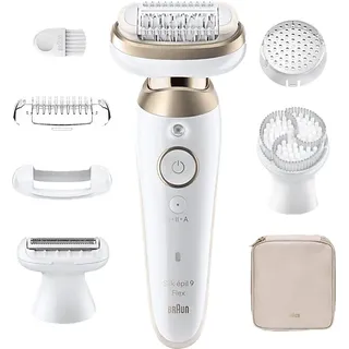 Braun Silk-épil 9 Flex 9-060 3D Wet & Dry weiß/gold