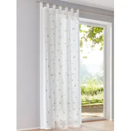 Heine Gardine HEINE HOME Gr. 3, weiß, bunt, B:140cm H:225cm, Polyester, Gardinen, Gardine