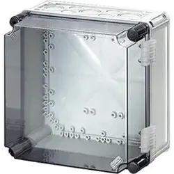 Hensel 20001047 Mi-Einzelleergehäuse, Einbaumaße 275x275x191mm, transparenter Deckel Mi 9210