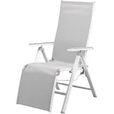 LIVARNO home Alu-Relaxsessel »Houston«, weiß / hellgrau