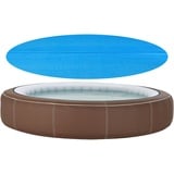 [en.casa] Solar Poolabdeckung ⌀457 cm Blau