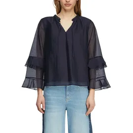Comma, Comma Damen Shirt 2180231 Blue 44 - 44