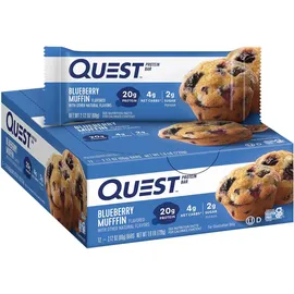 Quest Nutrition Proteinriegel Blueberry Muffin Riegel 12 x 60 g