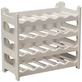 ARTECSIS Weinregal 24 Flaschen 4-tlg. Granitgrau