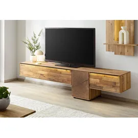 MASSIVMOEBEL24.DE WIEN Lowboard 240 cm x 55 cm x 43 cm Beige Massivholz