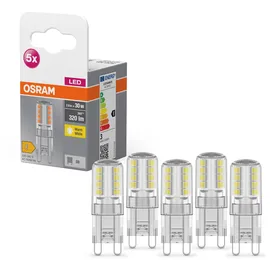 Osram LED-Lampe 20 30W G9 warmweiß 5 St.