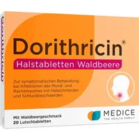 MEDICE DORITHRICIN Halstabletten Waldbeere 20 St