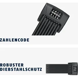 ABUS 6000C/120 Faltschloss Schwarz