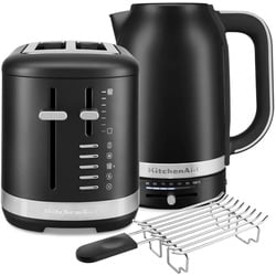 KitchenAid Wasserkocher 5KEK1701 + Toaster 5KMT2109 Matt Schwarz im Set