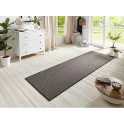 HANSE Home Läufer »Nature 600«, rechteckig, 5 mm Höhe, Flachgewebe, In- & Outdoor, Rutschfest, Flur, Küche, Garten, Terrasse HANSE Home grau B: 80 cm   1 St.