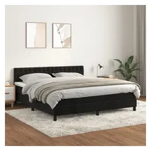 vidaXL Boxspringbett 180 x 200 cm Schwarz