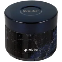 Quokka WHIM BLACK MARBLE | THERMOBEHÄLTER AUS EDELSTAHL FÜR ESSEN 369 ML