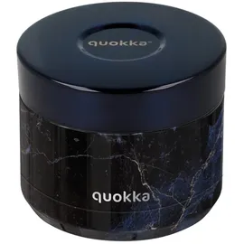 Quokka WHIM BLACK MARBLE | THERMOBEHÄLTER AUS EDELSTAHL FÜR ESSEN 369 ML