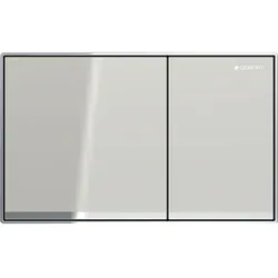Geberit BetPl Sigma60 für 2-Mengen-Sp sand-grau verspiegelt hgl -verchromt