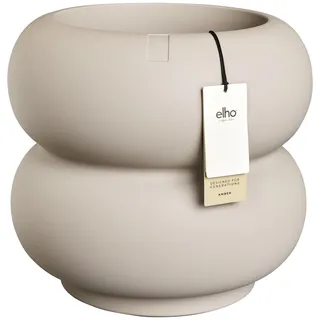 elho Amber Roll Low 43cm Blumentopf - Balanced Beige