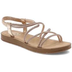 Goldene Sandalen Filippo Flache Schuhe, 36