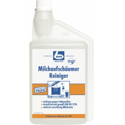 Dr. Becher Milchaufschäumer Reiniger, Reinigungsmittel zur Entfernung von Milchstein und anderen Verunreinigungen, 1 Liter - Flasche