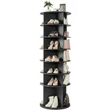 Vevor Schuhregal 598 x 598 x 180,5 cm drehbar / Schwarz