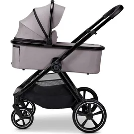 Babywelt Moon Aura Set mit Cosmo 2.0 3in1 Kinderwagenset, Farbe/Dessin:Stone/Melange