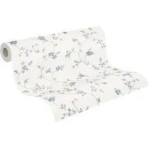 A.S. Création Maison Charme Vliestapete 0,53 x 10,05 m 390713 Creme/Grau/Blau