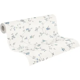 A.S. Création Maison Charme Vliestapete 0,53 x 10,05 m 390713 Creme/Grau/Blau