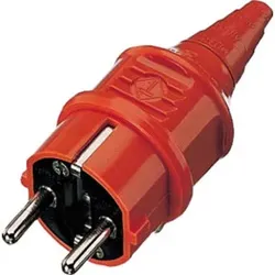 Mennekes Schuko-Stecker 16A, 2p+E, 230V, or 10837