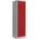 Doppelspind Lichtgrau/Rot 60 x