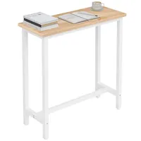 Woltu Bartisch Bistrotisch Stehtisch Esstisch, Metallgestell, Tischplatte aus Metall - Woltu