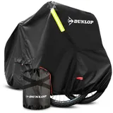 Dunlop Fahrradgarage Fahrradabdeckung schwarz für 2-3 Fahrräder 200x92x120 cm