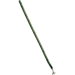 Kette ohne Anhänger JOBO "Edelsteinkette mit Hämatin", grün, Halsketten, Damen, Metall, L: 45cm, 45 cm