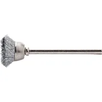 Lessmann Miniatur-Topfbürste INOX-Draht 0,10 mm, Bürsten-⌀ 15 mm