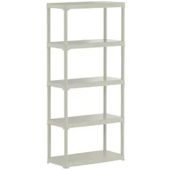 Art Plast ArtPlast Tempo Modulares Regal mit 5 Böden 80x40x176 cm in Beige