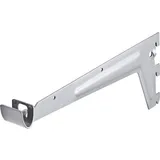 Träger für Kleiderstange 1-reihig 330 mm silber