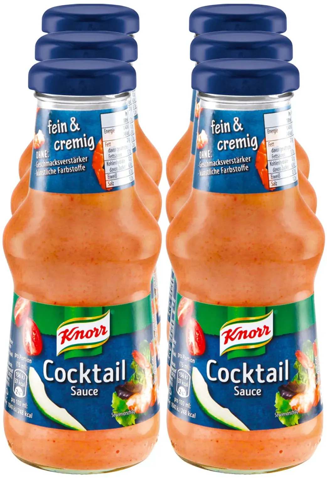 Preisvergleich Produktbild Knorr Cocktail-Sauce 250 ml, 6er Pack