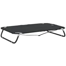 vidaXL Hundesofa vidaXL Klappbar 100 x 65 cm grau