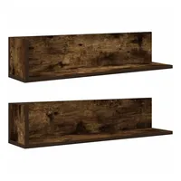 VidaXL Wandregal 75 x 16,5 x 16,5 cm Räuchereiche