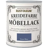 Rust-Oleum Kreidefarbe Möbellack, auf Wasserbasis, hohe Ergiebigkeit, kein Schleifen oder Grundieren, Tinte Blau, 750ml...